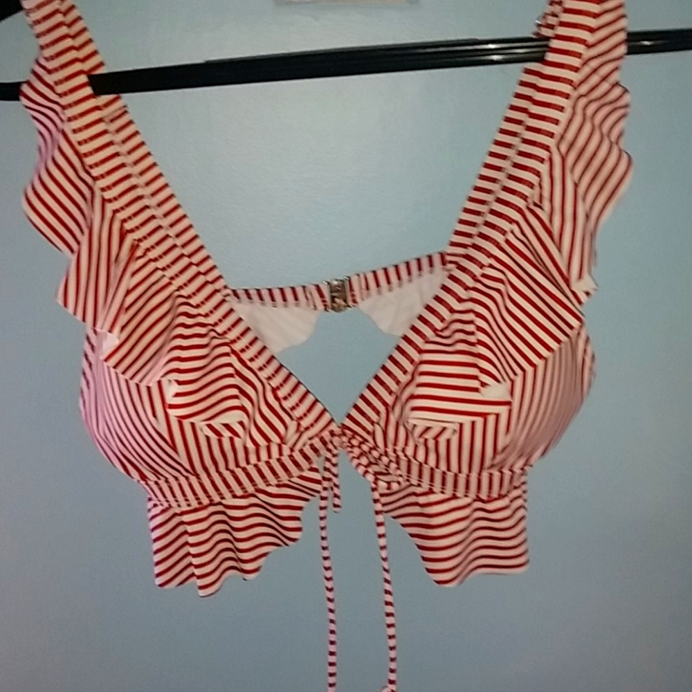 Candy cane strike bikini
